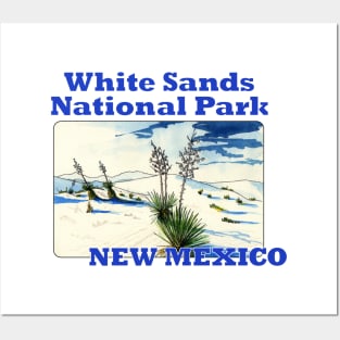 White Sands National Park, New Mexico Posters and Art